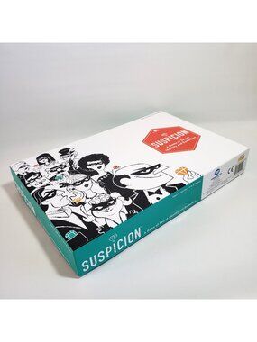 Suspicion Board Game COMPLETE Wonder Forge 2016 Deduction Mystery Party Group